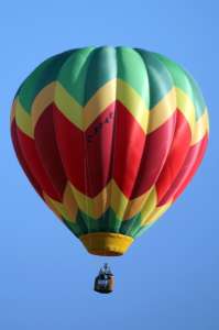 C-FFAK hot air balloon. Photograph by G Bann