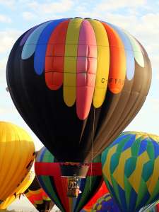 C-FYRS hot air balloon. Photograph by G Bann