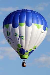 C-GHBV hot air balloon. Photograph by G Bann