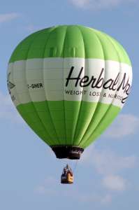 C-GHER hot air balloon. Photograph by G Bann