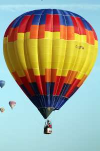 C-GIFW hot air balloon. Photograph by G Bann