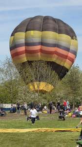 C-GYZI hot air balloon. Photograph by Dave
