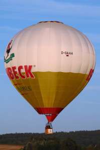 D-OAAA hot air balloon. Photograph by G Bann
