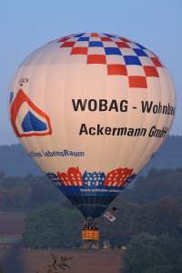 D-OACK hot air balloon. Photograph by G Bann