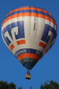 D-OBBO hot air balloon. Photograph by G Bann