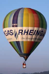 D-OBFB hot air balloon. Photograph by G Bann