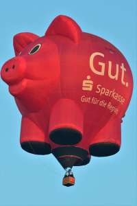 D-OBJT hot air balloon. Photograph by G Bann