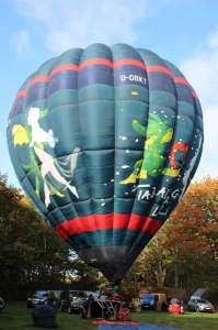 D-OBKT hot air balloon. Photograph by G Bann