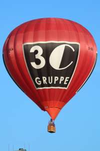 D-OBKW hot air balloon. Photograph by G Bann