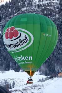 D-OBSW hot air balloon. Photograph by G Bann
