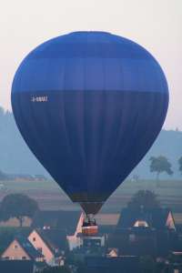 D-OBUZ hot air balloon. Photograph by G Bann
