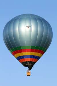D-OEID hot air balloon. Photograph by G Bann