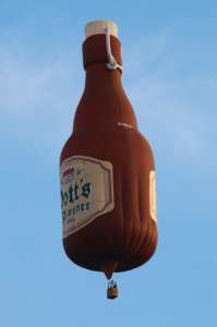 D-OELD hot air balloon. Photograph by G Bann