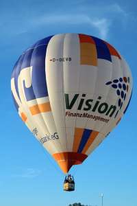 D-OEVB hot air balloon. Photograph by G Bann