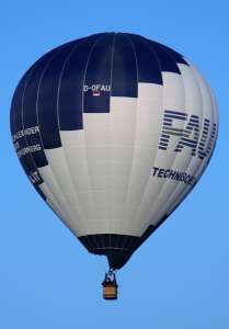 D-OFAU hot air balloon. Photograph by G Bann