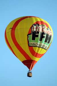 D-OFFH hot air balloon. Photograph by G Bann