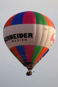D-OGEO hot air balloon. Photograph by G Bann