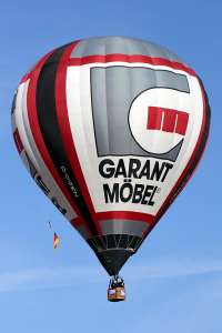 D-OGMZ hot air balloon. Photograph by G Bann
