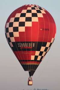 D-OHFB hot air balloon. Photograph by G Bann