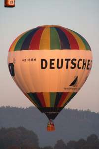 D-OJSM hot air balloon. Photograph by G Bann