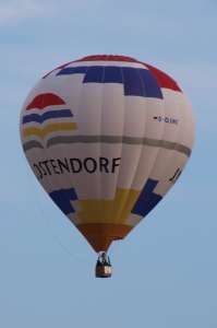 D-OJWC hot air balloon. Photograph by G Bann