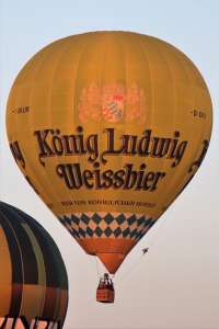 D-OKLW hot air balloon. Photograph by G Bann