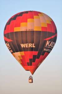 D-OKWD hot air balloon. Photograph by G Bann