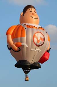 D-OLAW hot air balloon. Photograph by G Bann
