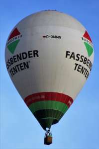 D-OMMN hot air balloon. Photograph by G Bann