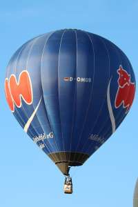 D-OMUB hot air balloon. Photograph by G Bann