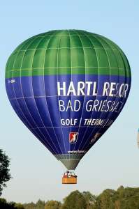 D-OMWA hot air balloon. Photograph by G Bann
