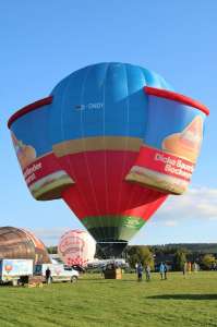 D-ONDY hot air balloon. Photograph by G Bann