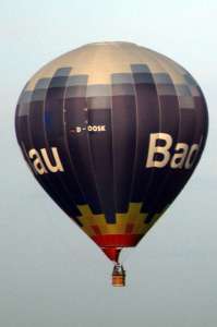 D-OOSK hot air balloon. Photograph by G Bann