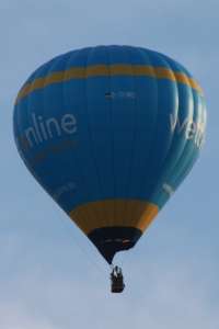 D-OOWO hot air balloon. Photograph by G Bann