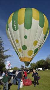 D-OQHK hot air balloon. Photograph by Dave