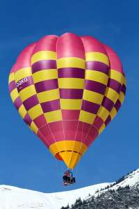 D-OQKG hot air balloon. Photograph by G Bann