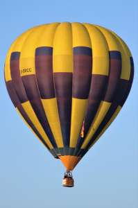 D-ORCC hot air balloon. Photograph by G Bann