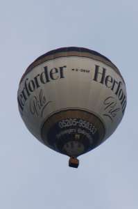 D-ORHF hot air balloon. Photograph by G Bann
