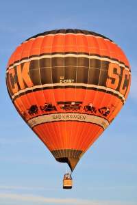 D-ORWY hot air balloon. Photograph by G Bann