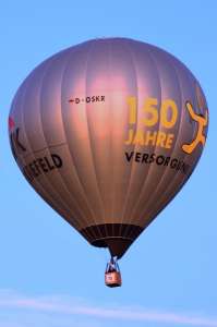 D-OSKR hot air balloon. Photograph by G Bann