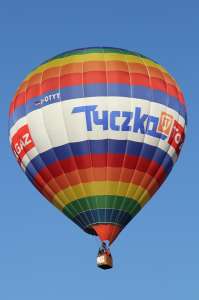 D-OTYT hot air balloon. Photograph by G Bann