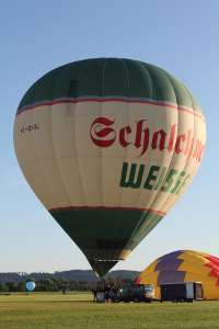D-OVOL hot air balloon. Photograph by G Bann