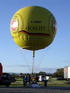 D-OWBR hot air balloon. Photograph by G Bann