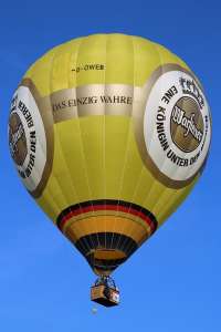 D-OWEB hot air balloon. Photograph by G Bann