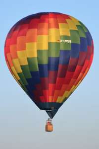 D-OWEG hot air balloon. Photograph by G Bann