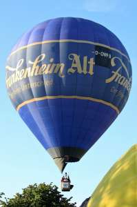 D-OWFB hot air balloon. Photograph by G Bann