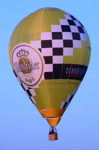 D-OWHL hot air balloon. Photograph by G Bann