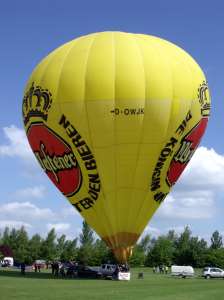 D-OWJK hot air balloon. Photograph by G Bann