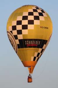 D-OWMM hot air balloon. Photograph by G Bann