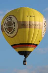 D-OWNG hot air balloon. Photograph by G Bann